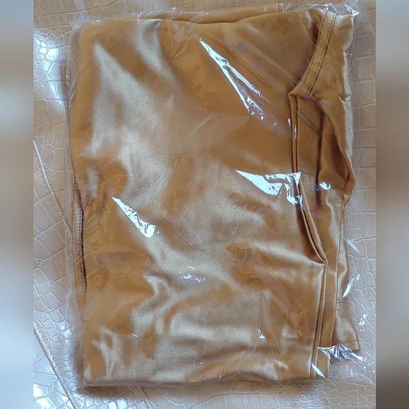 American Apparel Disco Pants in Gold Caramel - Picture 2 of 5